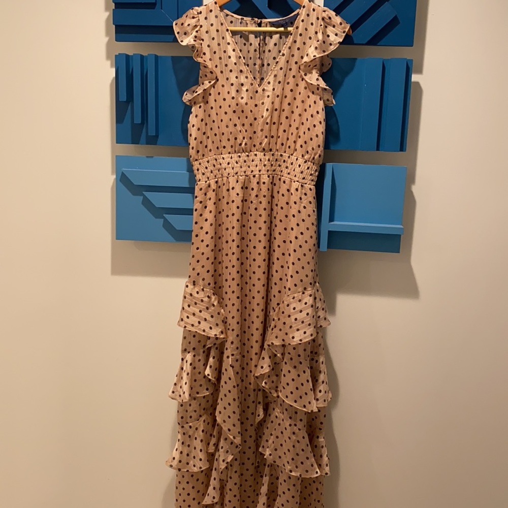 | RACHEL ROY | Ruffled V-Neck Maxi Dress | Size 4